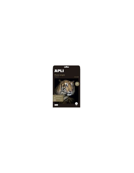 APLI 04137 papel fotogrÃ¡fico A4 Blanco Brillo