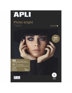 APLI 12239 papel fotogrÃ¡fico Blanco