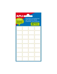 APLI 02661 etiqueta autoadhesiva Alrededor Permanente Blanco 210 pieza(s)