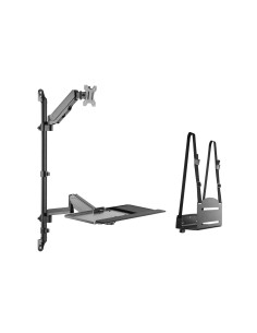 Equip 650170 soporte y montura para estaciÃ³n de trabajo/PC todo en uno 8 kg Negro 43,2 cm (17") 81,3 cm (32")