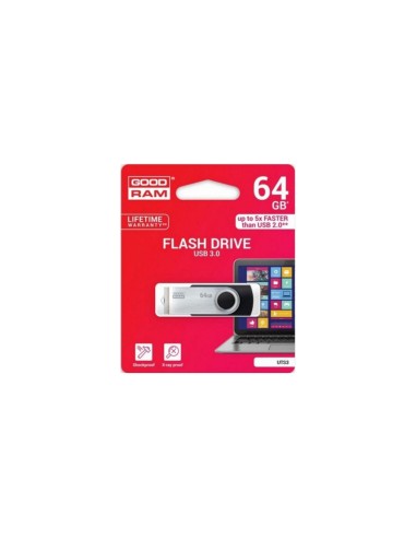 MEMORIA USB 3.0 GOODRAM UTS3 64GB NEGRO UTS3-0640K0R11