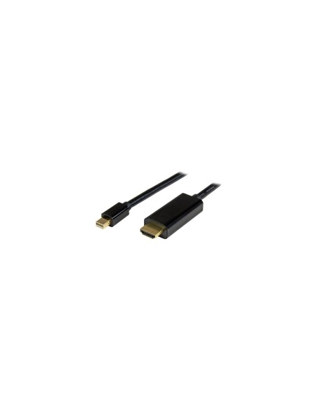 StarTech.com Cable Conversor Mini DisplayPort a HDMI Macho a Macho - Ultra HD 4K - 2M Negro