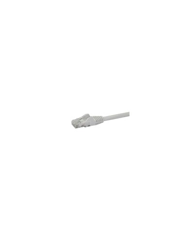 StarTech.com Cable de 2m Blanco de Red Gigabit Cat6 Ethernet RJ45 sin Enganche - Snagless - N6PATC2MWH