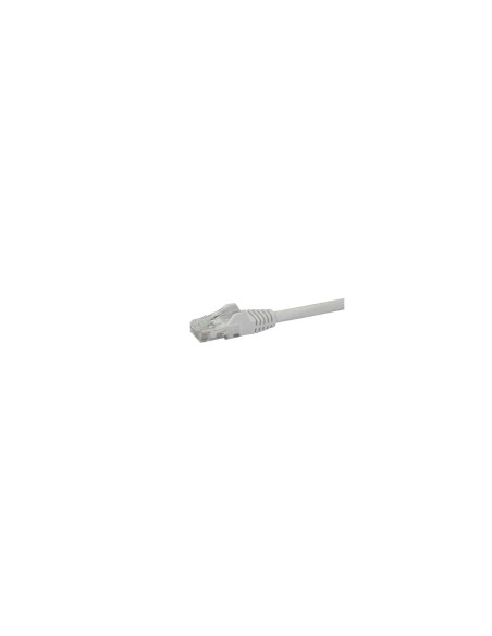 StarTech.com Cable de 2m Blanco de Red Gigabit Cat6 Ethernet RJ45 sin Enganche - Snagless - N6PATC2MWH