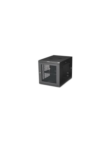 StarTech.com Armario Rack de Servidores Abisagrado de Pared 12U con 32 Pulgadas de Profundidad - Negro