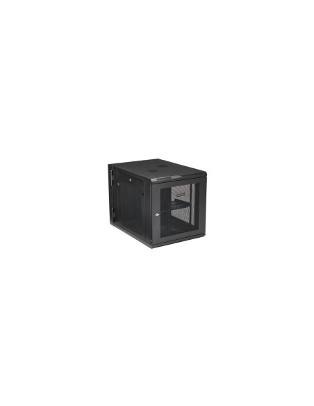 StarTech.com Armario Rack de Servidores Abisagrado de Pared 12U con 32 Pulgadas de Profundidad - Negro