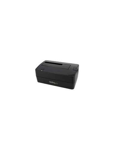 StarTech.com EstaciÃ³n de ConexiÃ³n Dock USB 3.0 para Discos Duros HDD SATA de 2,5 - Negro
