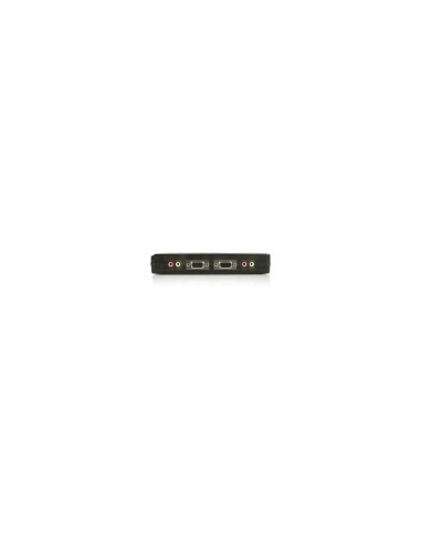 StarTech.com Juego de Conmutador Switch KVM 4 Puertos VÃÂ­deo VGA USB 2.0 con Cables y Audio - Negro