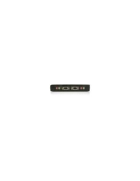 StarTech.com Juego de Conmutador Switch KVM 4 Puertos VÃÂ­deo VGA USB 2.0 con Cables y Audio - Negro