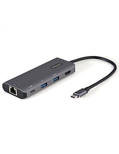 StarTech.com Adaptador Multipuertos USB C - Mini Docking Station USB Tipo C con HDMI de 4K 30Hz - con PD de 100W - con Hub LadrÃ