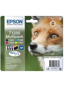 Cartucho Epson Fox Multipack T1285 4 colores C13T12854022