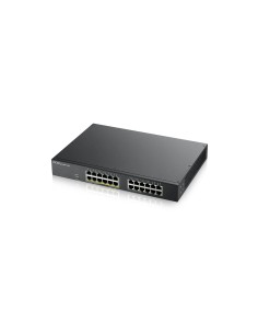 ZYXEL GS1900-24EP Gestionado L2 Gigabit Ethernet (10/100/1000) EnergÃÂ­a sobre Ethernet (PoE) Negro