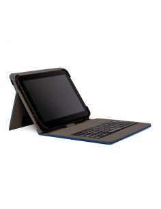 Nilox Funda teclado USB universal 10.5P poliester, Azul