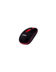 Nilox Raton inalambrico 1000dpi optico negro rojo