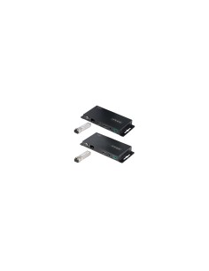 StarTech.com Juego Extensor de HDMI 4K por Fibra - 4K a 60Hz hasta 1km (Monomodo) o 330m (Multimodo) - Fibra Ãâ€œptica LC - HDR 2