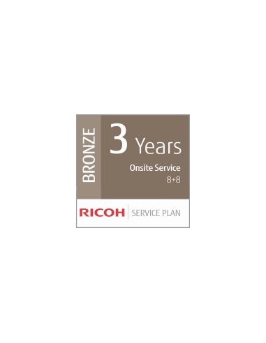 Ricoh Plan de Servicio Bronce a 3 aÃ±os (ProducciÃ³n de Volumen Bajo)