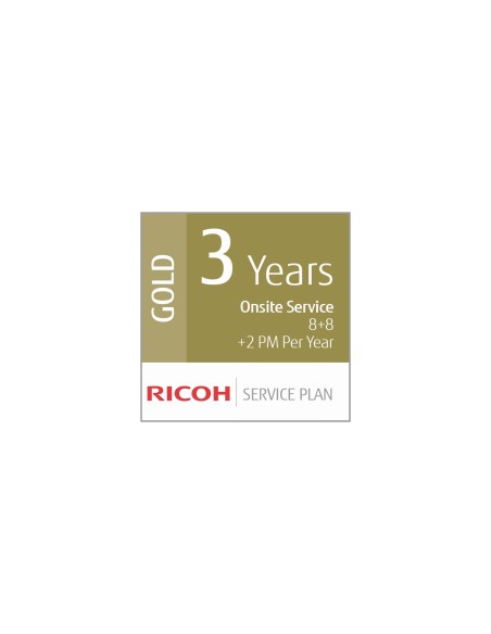 Ricoh Plan de Servicio Oro a 3 aÃ±os (ProducciÃ³n de Volumen Bajo)