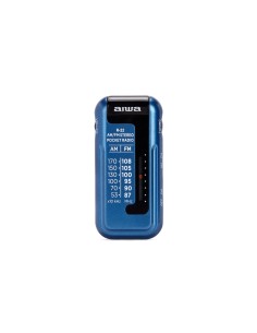 Aiwa R-22BL radio Personal AnalÃ³gica Azul