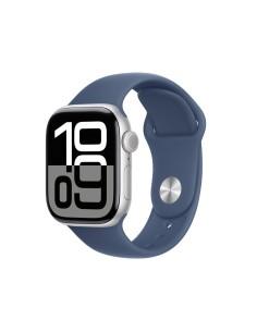 Apple Watch Series 10 OLED 42 mm Digital 374 x 446 Pixeles Pantalla tÃ¡ctil 4G Plata Wifi GPS (satÃ©lite)