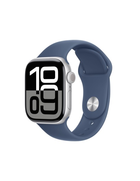 Apple Watch Series 10 OLED 42 mm Digital 374 x 446 Pixeles Pantalla tÃ¡ctil 4G Plata Wifi GPS (satÃ©lite)