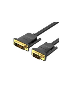 Vention Cable Conversor EABBG/ DVI Macho - VGA Macho/ 1.5m/ Negro