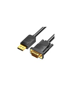 Vention Cable Conversor HBLBH/ Displayport Macho - VGA Macho/ 2m/ Negro