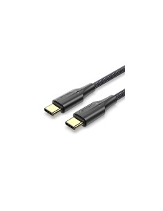 Vention Cable USB 2.0 Tipo-C 3A TAUBF/ USB Tipo-C Macho - USB Tipo-C Macho/ 1m/ Negro
