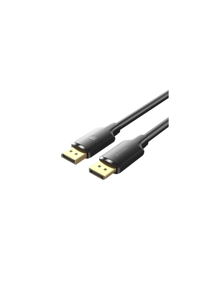 Vention Cable Conversor HAKBH/ DisplayPort Macho - DisplayPort Macho 4K/ 2m/ Negro