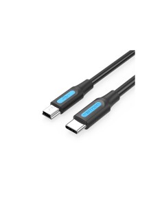 Vention Cable USB 2.0 Tipo-C COWBF/ USB Tipo-C Macho - MiniUSB Macho/ 1m/ Negro