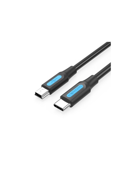 Vention Cable USB 2.0 Tipo-C COWBF/ USB Tipo-C Macho - MiniUSB Macho/ 1m/ Negro