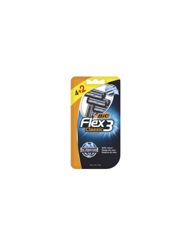 Cuchilla de Afeitar Bic Flex3 Classic 6 uds