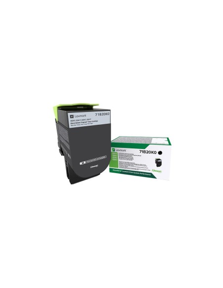 Lexmark 71B20K0 cartucho de tÃ³ner 1 pieza Original Negro