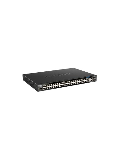 D-Link switch Gestionado L3 10G Ethernet (100/1000/10000) EnergÃÂ­a sobre Ethernet (PoE) 1U Negro