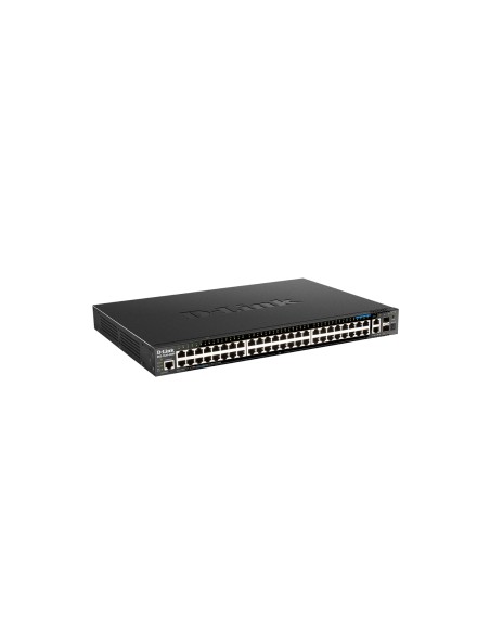 D-Link switch Gestionado L3 10G Ethernet (100/1000/10000) EnergÃÂ­a sobre Ethernet (PoE) 1U Negro
