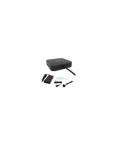 i-tec USB-C HDMI DP Docking Station with Power Delivery 65W + Universal Charger 77 W