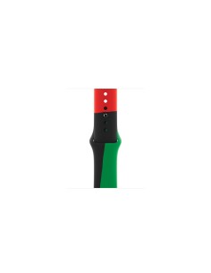 Apple MUQ53ZM/A Accesorios para dispositivos vestibles inteligentes Grupo de rock Negro, Verde, Rojo FluoroelastÃ³mero