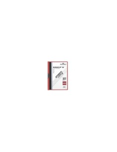 DOSSIER A4 PINZAS DURABLE 30 HOJAS ROJO DURACLIP 142200-03