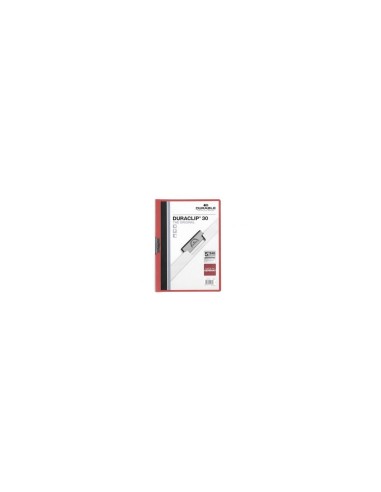 DOSSIER A4 PINZAS DURABLE 30 HOJAS ROJO DURACLIP 142200-03