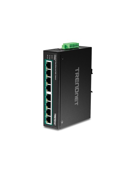 Trendnet switch Fast Ethernet (10/100) EnergÃÂ­a sobre Ethernet (PoE) Negro
