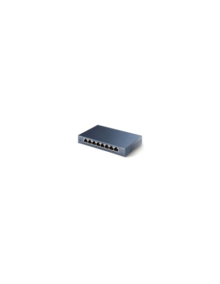 TP-LINK TL-SG108 No administrado Gigabit Ethernet (10/100/1000) Negro