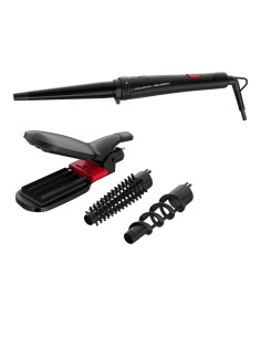 Rowenta Infinite Looks CF422LF0 Utensilio de peinado Rizador de pelo Caliente Negro, Rosa 48 W