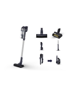 Samsung VS15A60AGR5 aspiradora de mano Negro, Plata Sin bolsa