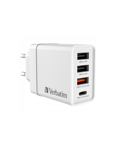 Verbatim 49700 Universal Blanco Corriente alterna Carga rÃ¡pida Interior