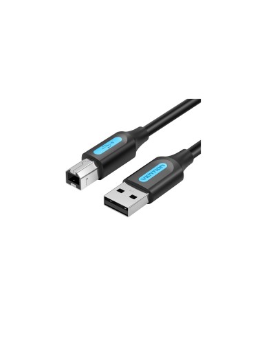Vention Cable USB 2.0 Impresora COQBJ/ USB Tipo-B Macho - USB Macho/ 5m/ Negro