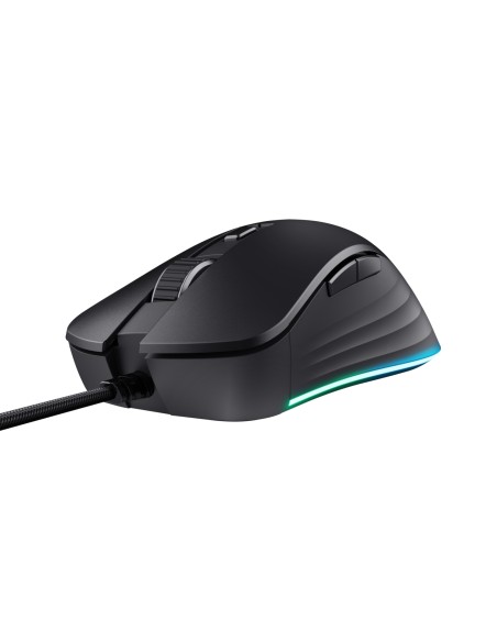 Trust GXT924 YBAR+ ratÃ³n Juego mano derecha USB tipo A Ã“ptico 25600 DPI