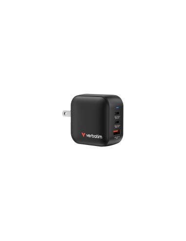 Verbatim Mini GaN Charger 70W Universal Negro Corriente alterna Carga rÃ¡pida Interior