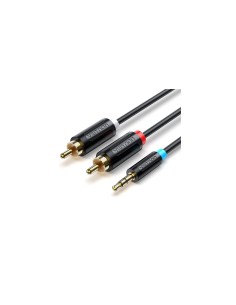 Vention Cable EstÃ©reo BCLBH/ Jack 3.5 Macho - 2x RCA Macho/ 2m/ Negro