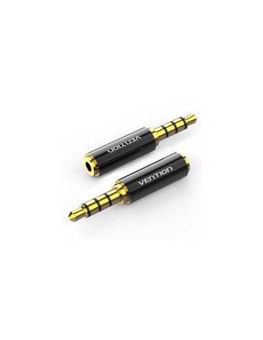 Vention Adaptador Jack BFBB0/ Jack 3.5 Macho - Jack 2.5 Hembra/ Negro
