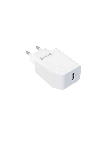 Muvit MCACC0002 cargador de dispositivo mÃ³vil Universal Blanco Corriente alterna Interior