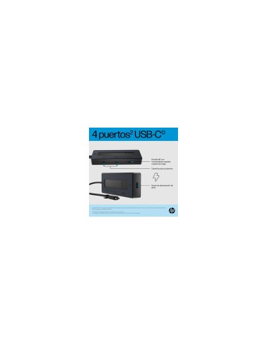 HP Concentrador multipuerto USB-C 4K de